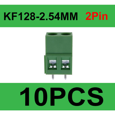 DG/KF128 2,54 mm PCB vijčani terminalni blok konektor 2P 3P 4P 5P 6P 7P 8P 9P 10P 12P terminali 150V 6A
