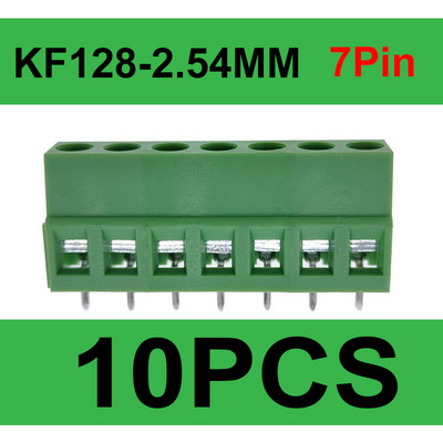 DG/KF128 2,54 mm PCB vijčani terminalni blok konektor 2P 3P 4P 5P 6P 7P 8P 9P 10P 12P terminali 150V 6A