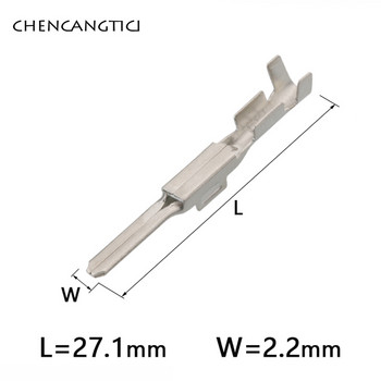 20 бр. Автомобилен клем за снаждане на жичен кабел Женски или мъжки конектор 2,2 MM серия Щифт за HYUNDAI KIA VW