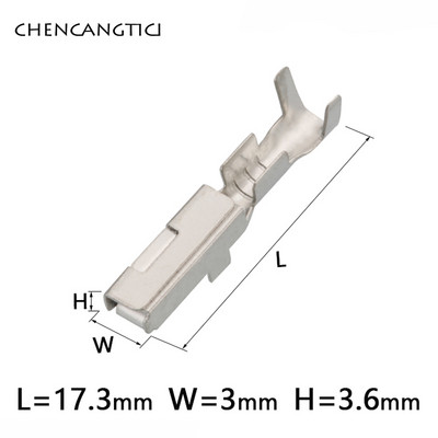 20 gb. Automašīnas gofrēšanas savienojuma termināļa automātiskais vadu kabeļa savienotājs 2,2 MM sērijas tapa HYUNDAI KIA VW