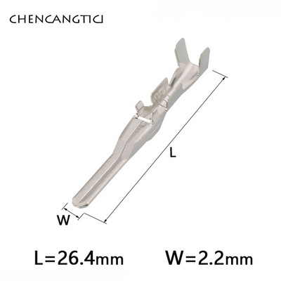 20 gb. Automašīnas gofrēšanas savienojuma termināļa automātiskais vadu kabeļa savienotājs 2,2 MM sērijas tapa HYUNDAI KIA VW