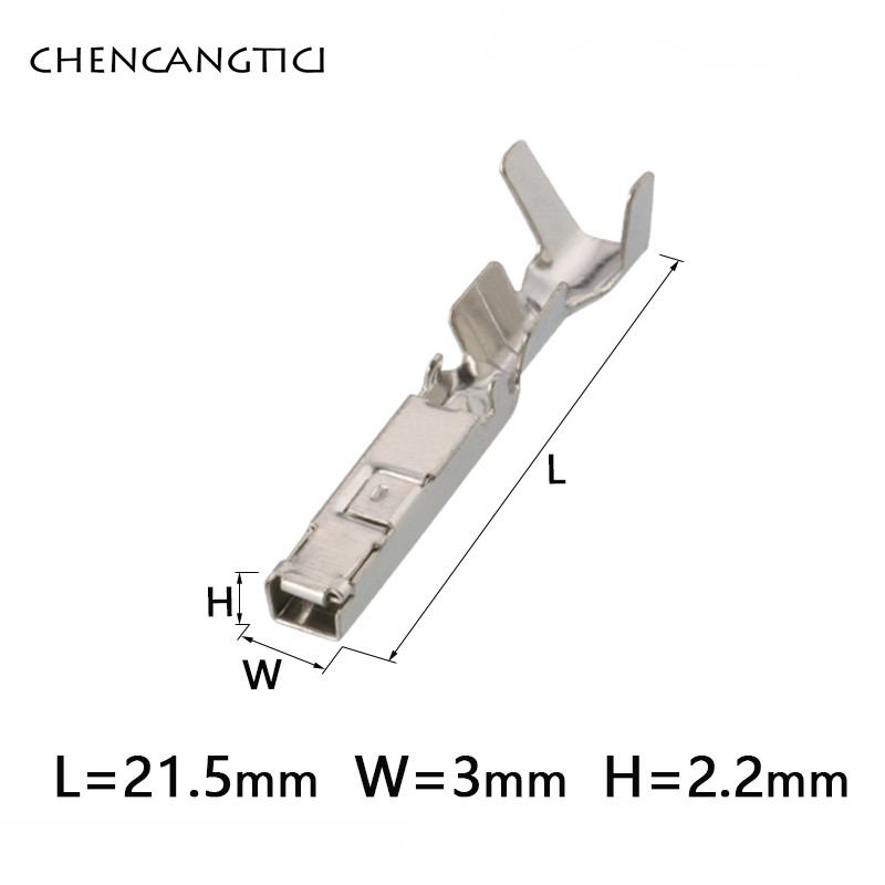 20 gb. Automašīnas gofrēšanas savienojuma termināļa automātiskais vadu kabeļa savienotājs 2,2 MM sērijas tapa HYUNDAI KIA VW