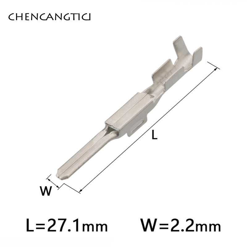 20 gb. Automašīnas gofrēšanas savienojuma termināļa automātiskais vadu kabeļa savienotājs 2,2 MM sērijas tapa HYUNDAI KIA VW
