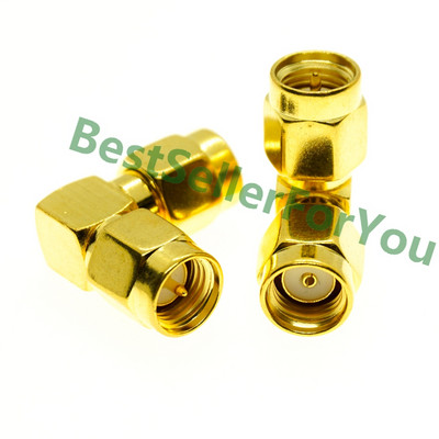 SMA na SMA konektor muški ženski RP SMA na SMA muški RPSMA ravni pravokutni 3-smjerni RF adapter pretvarač