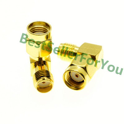 SMA na SMA konektor muški ženski RP SMA na SMA muški RPSMA ravni pravokutni 3-smjerni RF adapter pretvarač