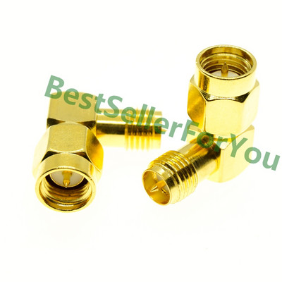 SMA na SMA konektor muški ženski RP SMA na SMA muški RPSMA ravni pravokutni 3-smjerni RF adapter pretvarač