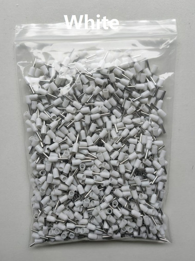 10/20/100PCS E1508 E2508 E4009 E10-12 E50-201.5mm²~50mm² Izolirane ferule Kabelska papučica Žica Konektor Krimp terminalni krajnji blok