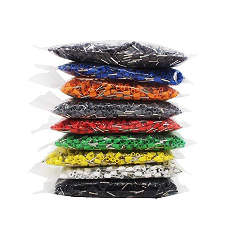 10/20/100PCS E1508 E2508 E4009 E10-12 E50-201.5mm²~50mm² Izolirane ferule Kabelska papučica Žica Konektor Krimp terminalni krajnji blok