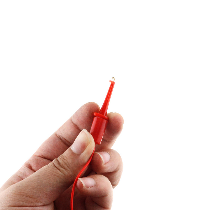 6PCS Muška linija glave 30CM do mini jednostruke ispitne kuke, ispitna kuka, testna kuka, okrugla krokodilska kuka, testna kuka, kuka za spajanje žice