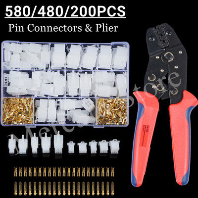 580/380/200Pcs 2/3/4/6/9pin Wire Connector Πένσα αυτοκινήτου Ηλεκτρικά αρσενικά Θηλυκά Τερματικά Plug Splice Automotive Boat Motorcycle