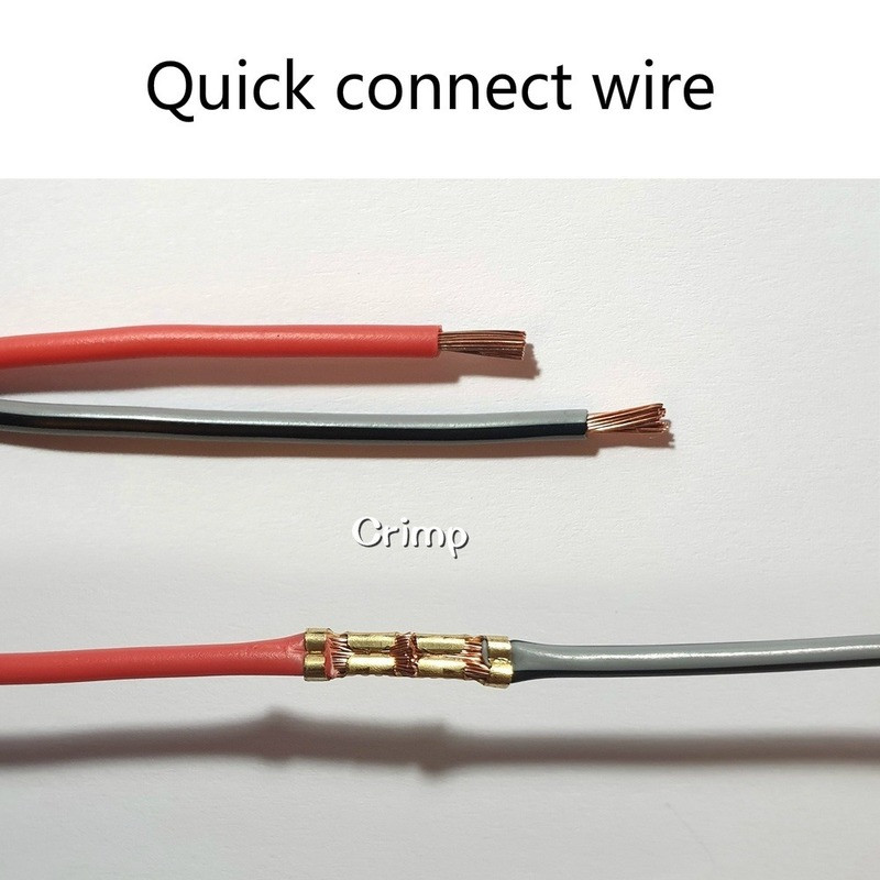 500 gab. 0,5-1,5 mm ložu spailes automašīnas savienotāji Elektriskās cilnes U-veida stieples savienotāja diametrs.