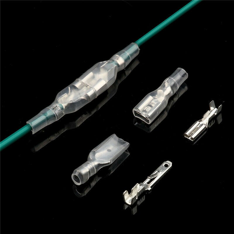 270 gab. 2,8/4,8/6,3 mm izolēts vīrišķais vadu savienotājs Elektrības vadu gofrēšanas spailes Lāpstas savienotāju dažāds komplekts