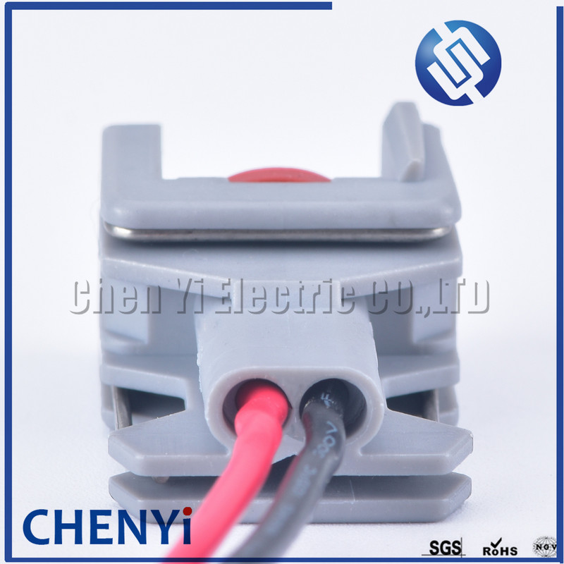 2 kontaktų Delphi 1,5 mm vandeniui atspari automobilių jungtis kuro dyzelino purkštuko kuro bėgio kištukas T15 10811963 240PC024S8014 su 15 cm laidu