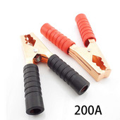 200A 14cm crveno crni aligator krokodil stezaljka stezaljke za automobilske baterije velike aligatorske stezaljke konektor utikač napajanje stezaljka akumulatora automobila