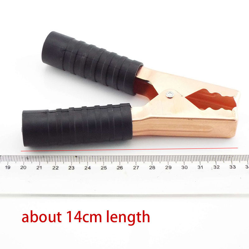 200A 14cm crveno crni aligator krokodil stezaljka stezaljke za automobilske baterije velike aligatorske stezaljke konektor utikač napajanje stezaljka akumulatora automobila