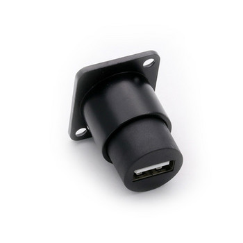 1бр D тип метален USB 2.0/3.0 и HDMI-съвместим гнездо женски към женски жакове Електронни конектори за монтаж на панел