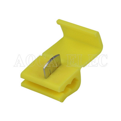 AUTO 10 vnt. 2 kontaktų T formos laidų kabelių jungtys gnybtai suspaudimo užraktas greitas sujungimas elektrinis automobilio garso rinkinio įrankis