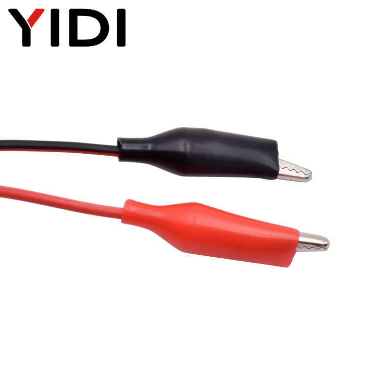 1M Dvostruka žica multimetra Testna sonda Krokodil aligatorske kopče 35 mm banana utični konektor 4 mm električni kabel