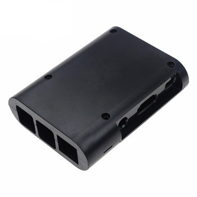 Raspberry Pi 3 Case Model B Plus & Raspberry Pi 3 2 Black Case Cover Shell Enclosure Box ABS Box Raspberry Pi Case