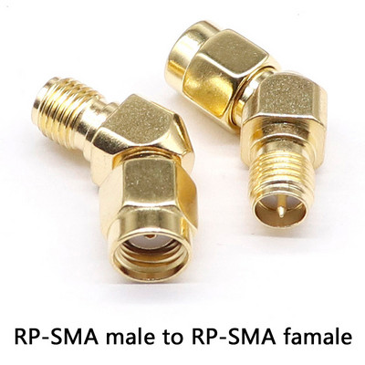 1PCS C20073-92 1PC SMA uz SMA vīriešu kārtas apzeltīts RP SMA vīrišķais RP-SMA savienotājs RF adapteris, taisns, saliekts L/T tips