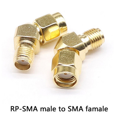 1PCS C20073-92 1PC SMA uz SMA vīriešu kārtas apzeltīts RP SMA vīrišķais RP-SMA savienotājs RF adapteris, taisns, saliekts L/T tips