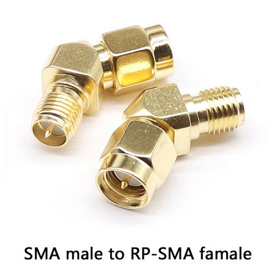 1PCS C20073-92 1PC SMA uz SMA vīriešu kārtas apzeltīts RP SMA vīrišķais RP-SMA savienotājs RF adapteris, taisns, saliekts L/T tips