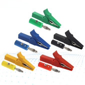 55 mm alligaatoriklamber + BANAANIPISTIK, testsond 4 mm banaanipistiku kaabliklambritega