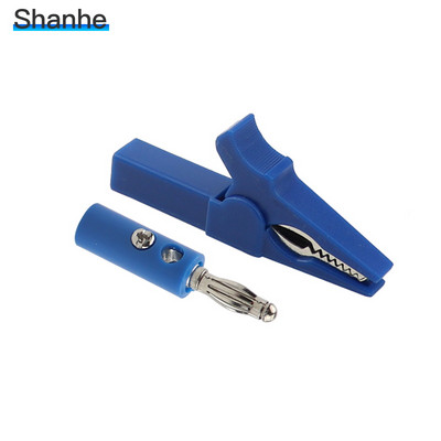 55 mm alligaatoriklamber + BANAANIPISTIK, testsond 4 mm banaanipistiku kaabliklambritega