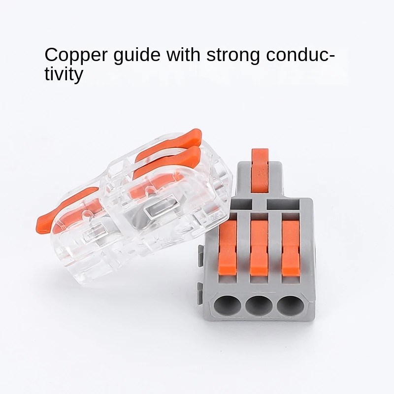 5kom Brzi univerzalni kompaktni vodič Razvodna kutija Opružni spoj Terminalni blok Utisni žičani konektor Razdjelnik električnih kabela