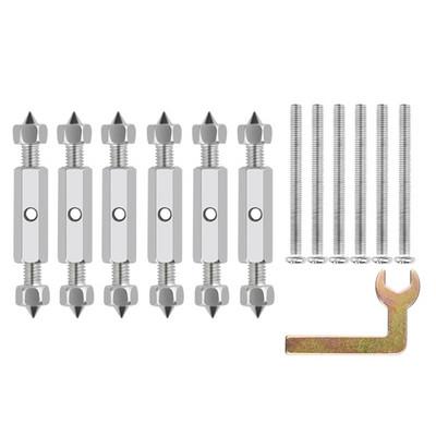 6 KOM Ključ za popravak kazeta Vijak s ključem Utičnica prekidača Vijak za kazete Potporna šipka Zidna kutija s prekidačima Tajna zaliha Dropship