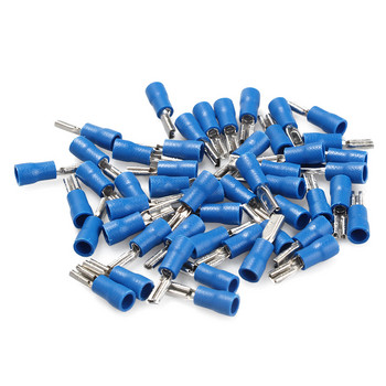 100/50Pcs 2,8mm 4,8mm 6,3mm μονωμένη στεγανοποίηση συρμάτινη σύνδεση θηλυκού ακροδεκτών σύσφιξης σετ ακροδεκτών ηλεκτρικής πτύχωσης