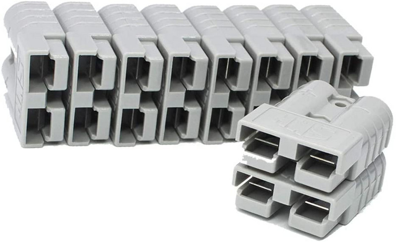 10 gab Anderson kontaktdakšas savienotājam 50a 6awg Caravan Trailer Solar 4x4 kravas automašīnai, kas piemērota Anderson iekrāvēja akumulatora savienotājam