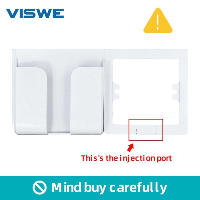 VISWE Nosač/polica za mobitel super jednostavan za korištenje Za standardnu zidnu utičnicu za EU s USB utičnicom