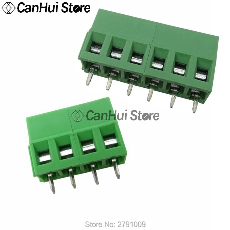 10 gab KF128-3P4P5P6P7P8P9P10P12P14P16P 2PIN 2.54/3.5/3.81/3.96/5.0/5.08/7.5 MM Pitch PCB Skrūvju spailes Bloki Savienotājs 300V10A