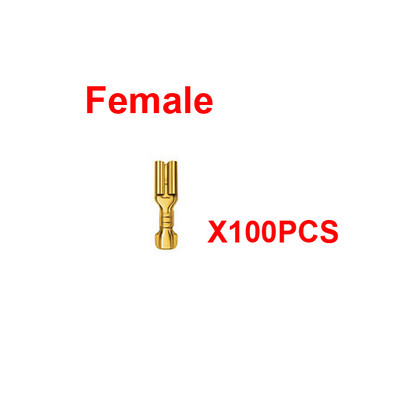 100Pcs 2.8mm 4.8mm 6.3mm utikač opruga ženski muški šiljati stezaljke za hladno stezanje konektor automobilski zvučnik set konektora električne žice