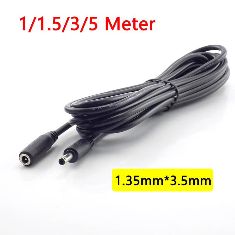 DC ženski muški produžni konektorski kabel 5V 12V žica strujnog adaptera 5.5x 2.1mm 3.5x1.35mm utičnica za CCTV sigurnosnu kameru
