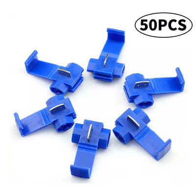 60/120/240/360 gab Scotch Lock Gofrēšanas spailes Elektrisko kabeļu savienotāji Ātri ātri savienojami bloķēšanas vadu spailes Gofrēšanas komplekta komplekts