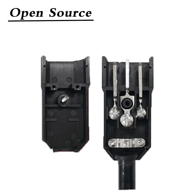 10A US AC250V 10A 3pin IEC C13 Napajanje Utičnica Adapter muški utikač & ženski utikač Ponovljivi kabelski konektor