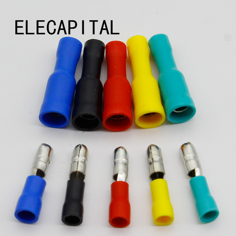 Sievišķā un vīrieša izolēta elektriskā savienotāja gofrētā ložu spaile 22-16 AWG audio vadiem