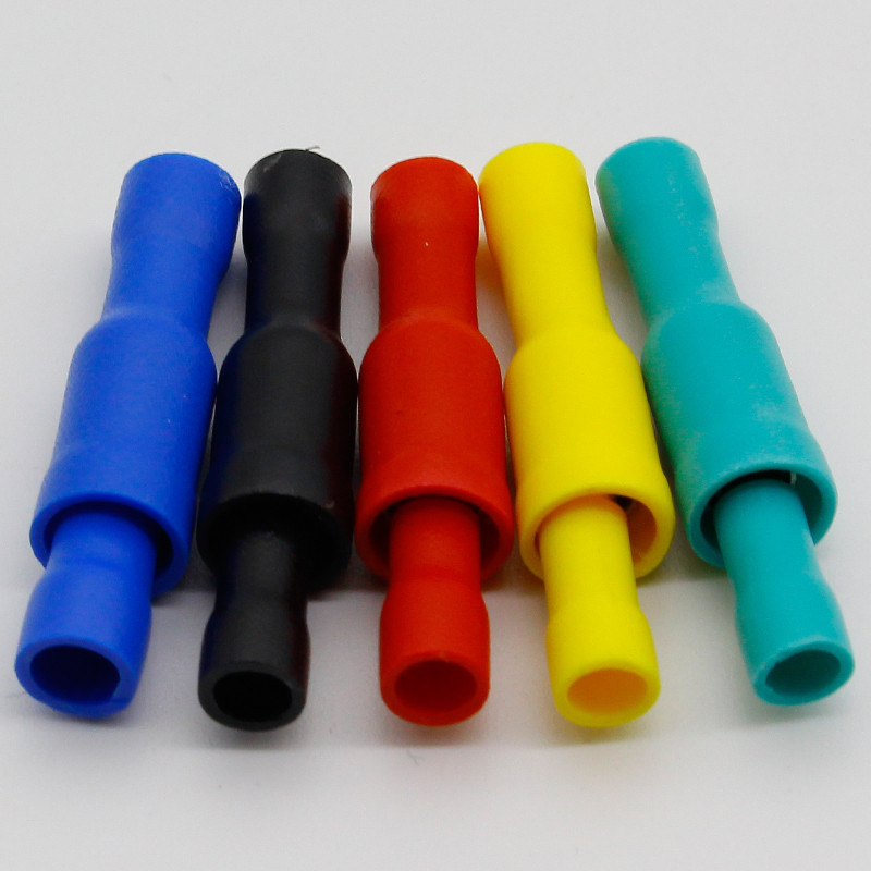 Sievišķā un vīrieša izolēta elektriskā savienotāja gofrētā ložu spaile 22-16 AWG audio vadiem