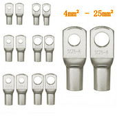 100/50/25/10PCS 4-25mm Asortiman Konzervirane bakrene ušice Prstenasti stezaljke Baterija Žica za zavarivanje Komplet konektora