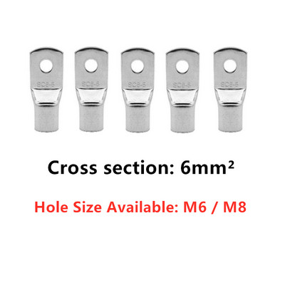 100/50/25/10PCS 4-25mm Asortiman Konzervirane bakrene ušice Prstenasti stezaljke Baterija Žica za zavarivanje Komplet konektora