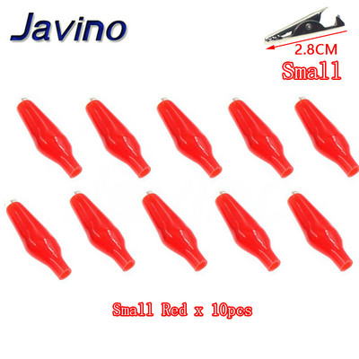 10 komada metalne aligatorske kopče, krokodilske električne stezaljke, mjerač sonde, crno-crvene s plastičnim prtljažnikom, automobilska baterija