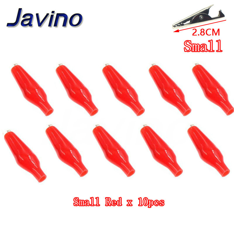 10 komada metalne aligatorske kopče, krokodilske električne stezaljke, mjerač sonde, crno-crvene s plastičnim prtljažnikom, automobilska baterija