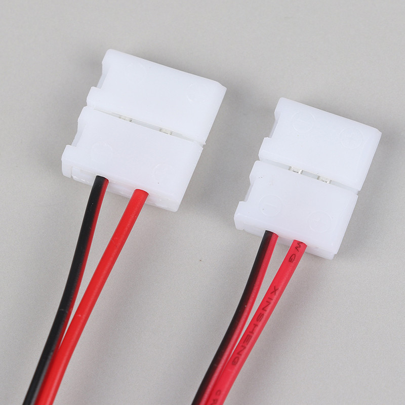 10 kom 2 pinske snage 8 mm 10 mm LED trake Svjetla Konektor Spojnica za spajanje za SMD 3528 5050 5630 LED trake Lampe Svjetla Bar konektor