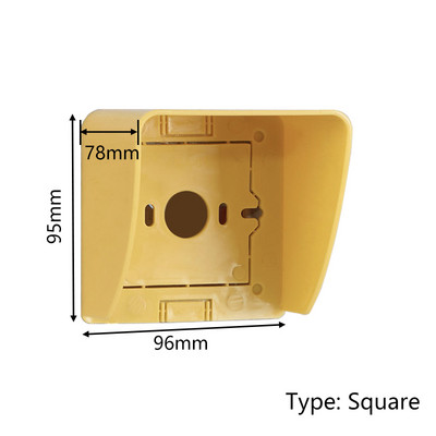 Vodootporan poklopac Zaštitni poklopac otporan na prašinu Vanjska kutija 86 tipa Kutija otporna na prskanje Kutija otporna na kišu za punjenje Poklopac utičnice tipa 86