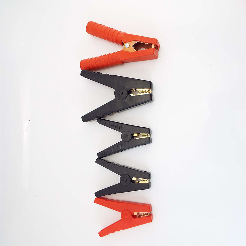 100A 300A lieljaudas vara aligatora spailes spailes elektriskā akumulatora krokodila skavas testa savienotājs džempera kabeļu pastiprināšanai