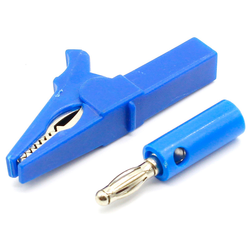 55 MM krokodilska kopča + BANANA UTIKAČ, ispitna sonda s 4 mm banana utikačem kabelske kopče crveno crno plavo žuto zeleno