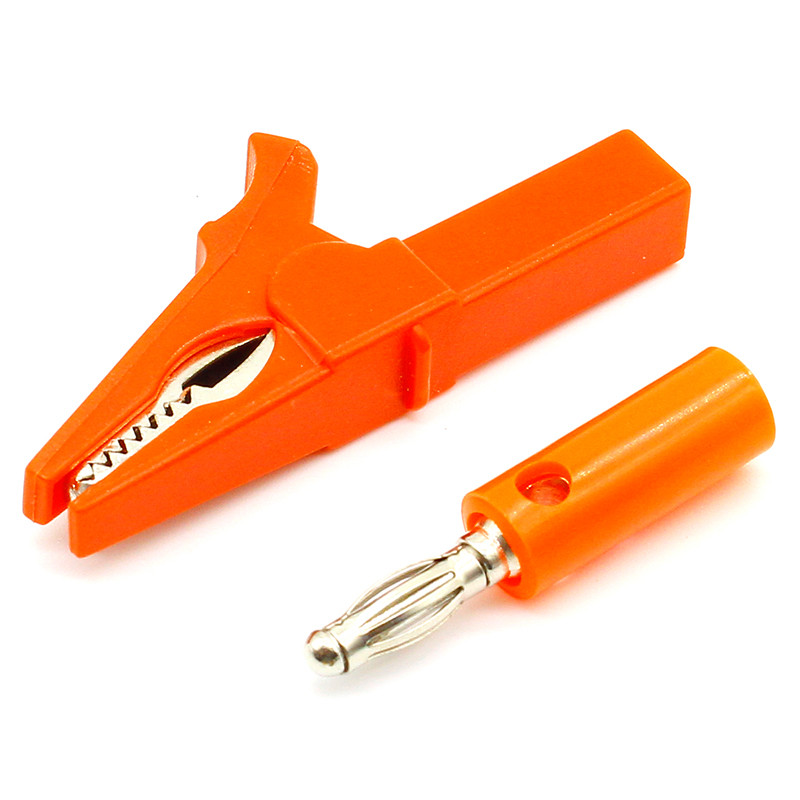 55 MM krokodilska kopča + BANANA UTIKAČ, ispitna sonda s 4 mm banana utikačem kabelske kopče crveno crno plavo žuto zeleno