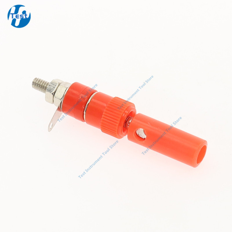 10 komada 4 mm banana utičnica poniklana matica za vezivanje banana utičnica konektor crveno crna